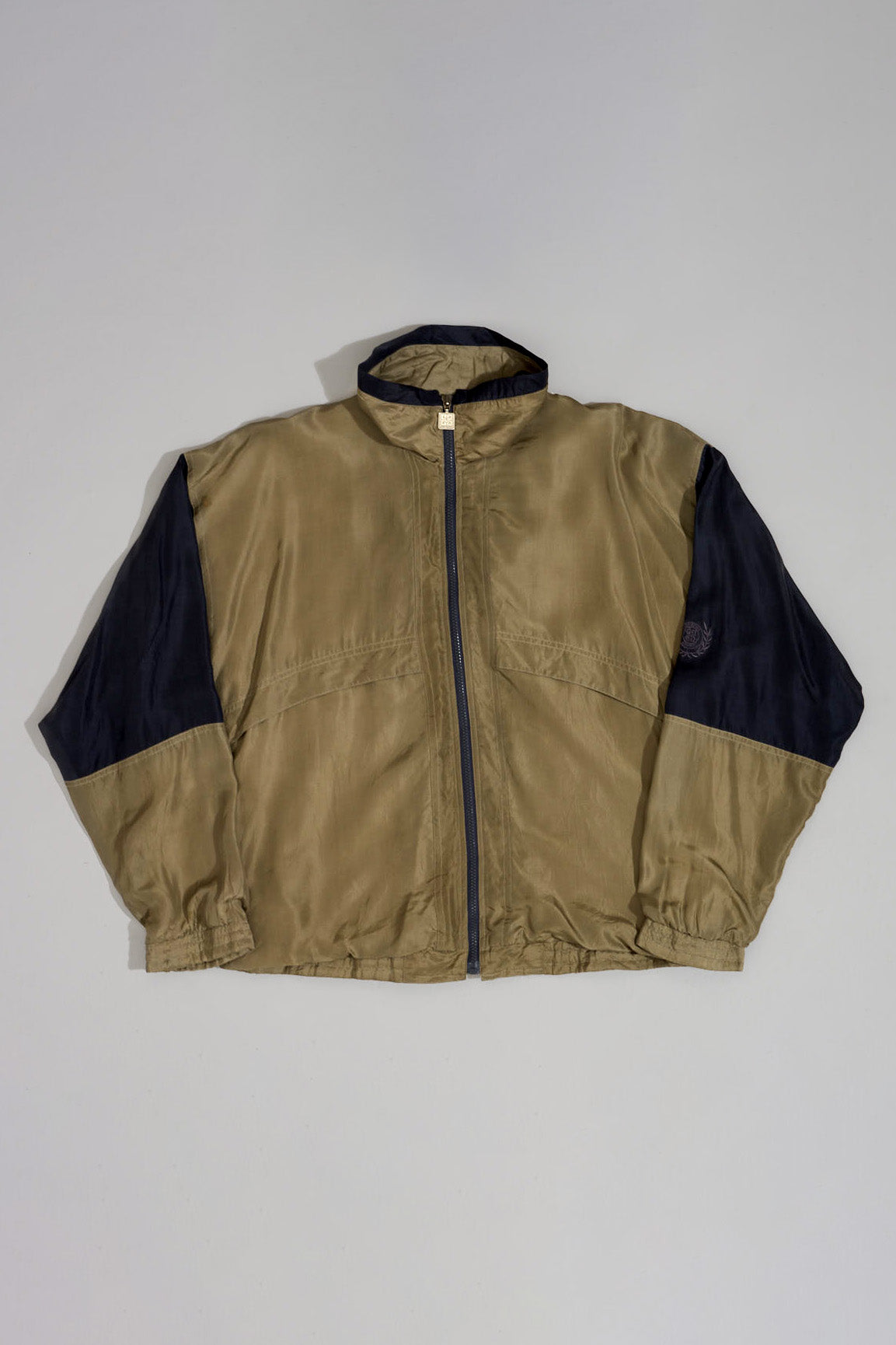GIVENCHY 2-COLOR SILK Jacket - M