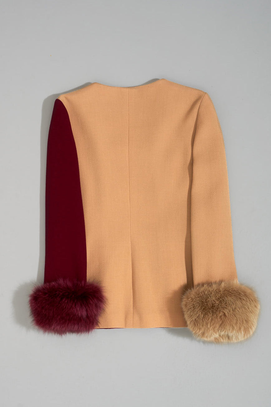 GAI MATTIOLO Red & Beige Set - M