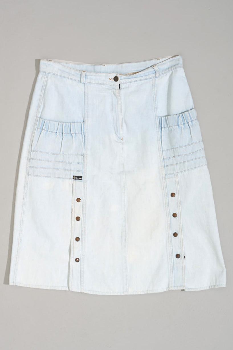 MAXI DENIM Skirt - XXL