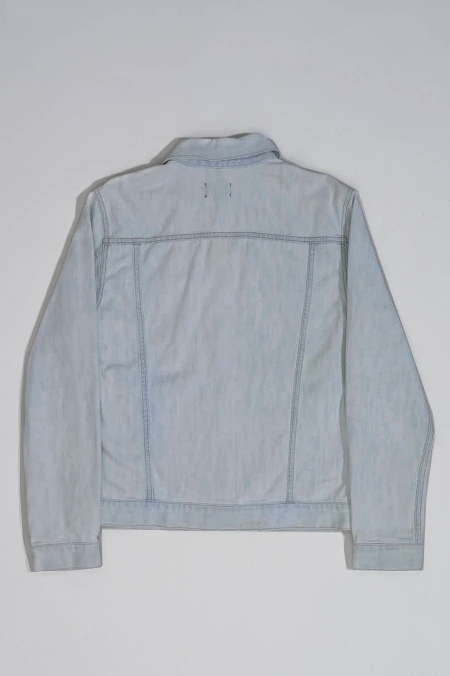 WHITE WRANGLER DENIM Jacket - L