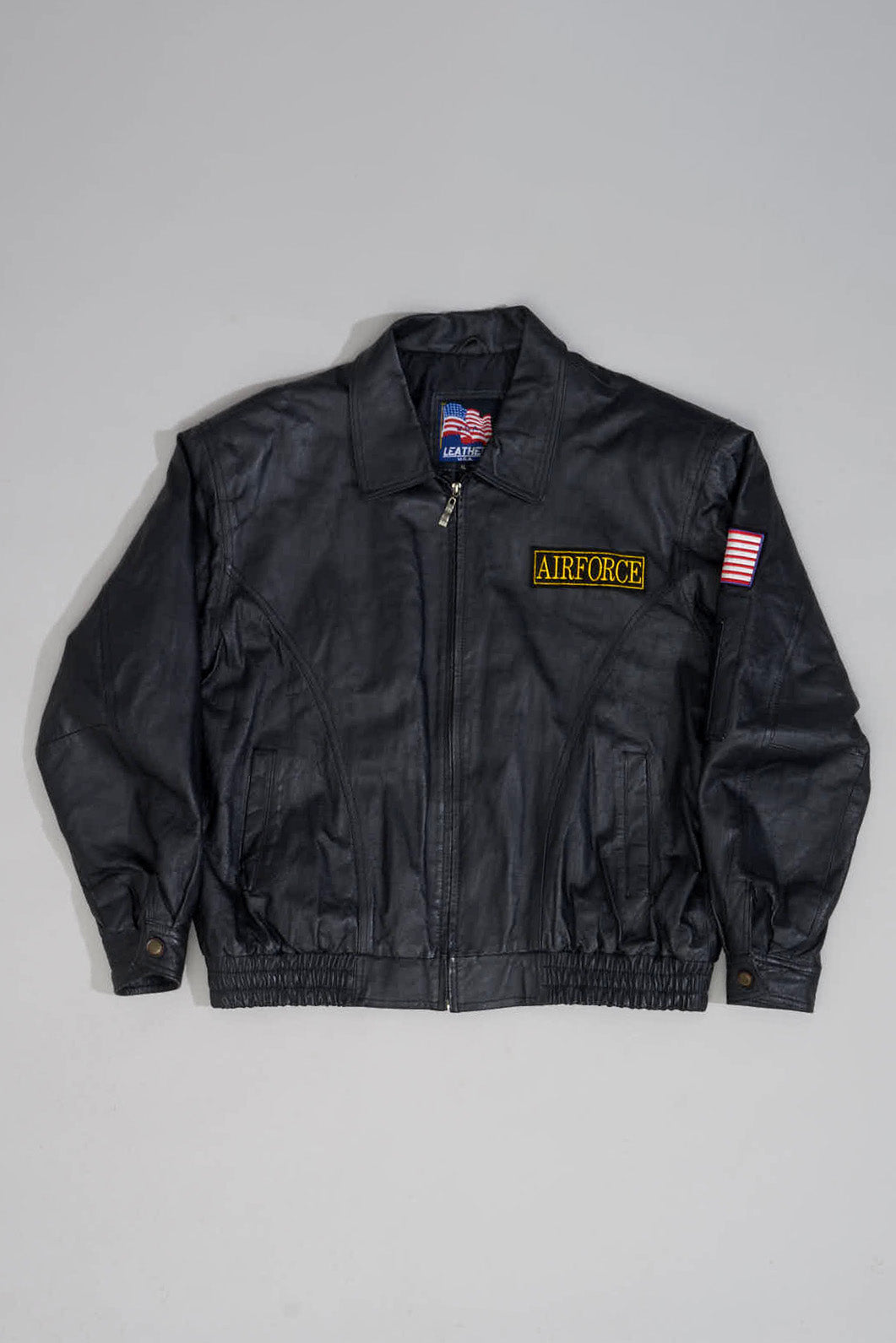 AIR FORCE LEATHER Bomber - XL