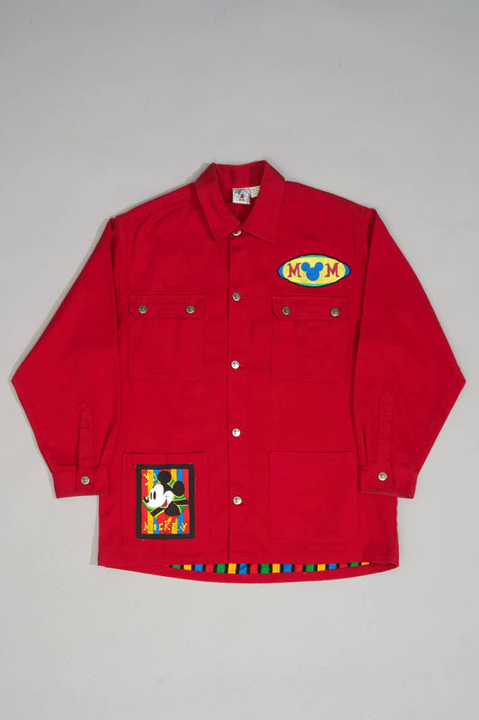 MICKEY MOUSE RAINBOW RED Jacket - XL